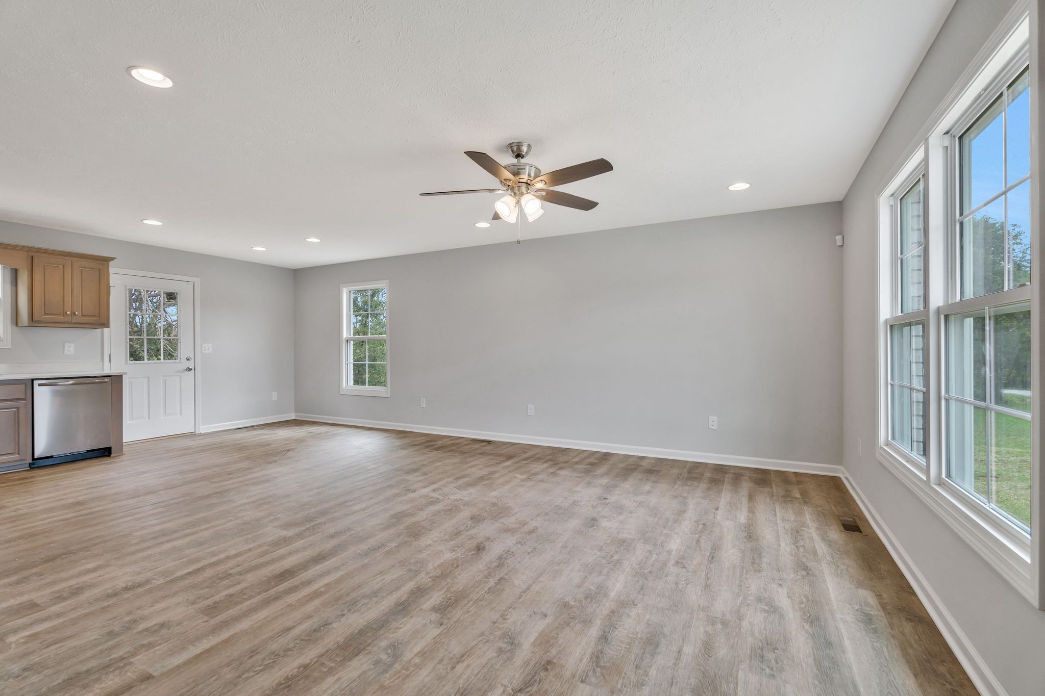 401 Doak Road, Unit 41 Manchester, TN 37355 - Photo 8 of 29 wooden floor in an empty room with a window