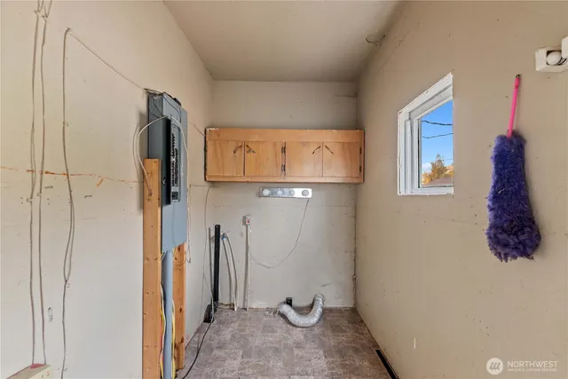 a view of water heater room