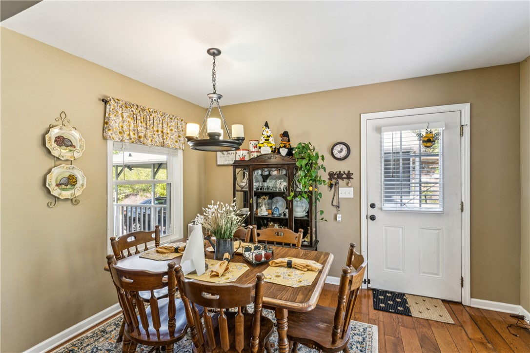 189 Little Choestoea Road Westminster, SC 29693 - Photo 12 of 38 This cozy dining area features warm tones and ample natural light, perfect for intimate gatherings.