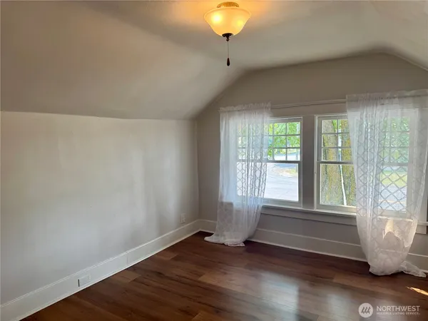 a room with a washer and dryer