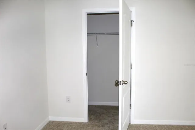 a view of a room with closet