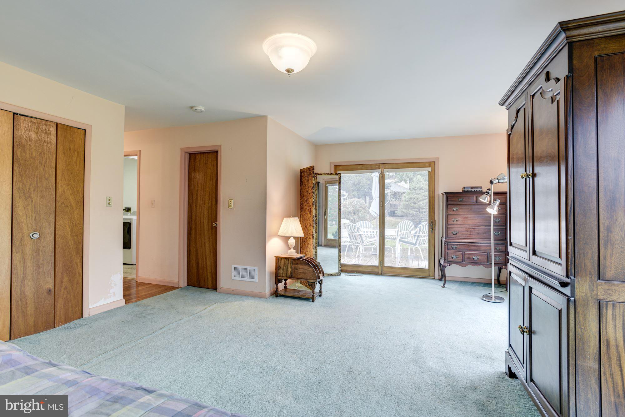 609 Church Road Reisterstown, MD 21136 - Photo 11 of 29 Primary Bedroom | Two Sets of Doors to Deck