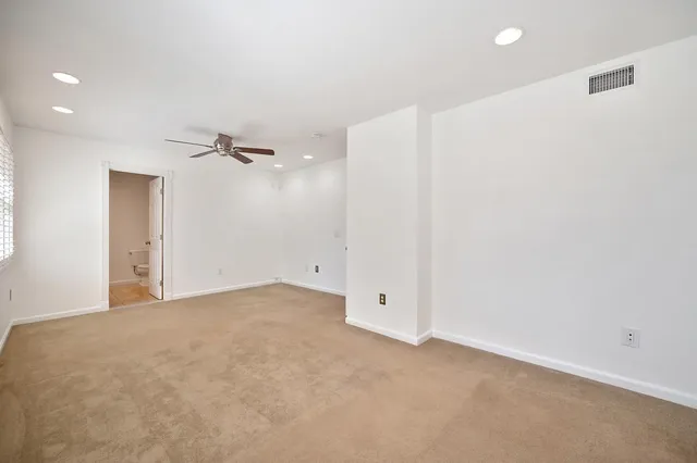 a view of an empty room