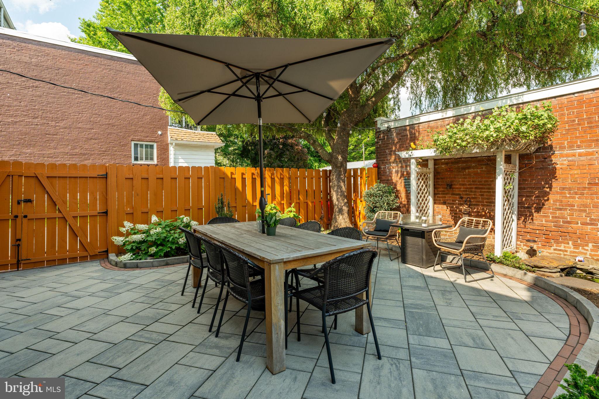 227 Ruby Street Lancaster, PA 17603 - Photo 25 of 42 a patio with glass top table and chairs
