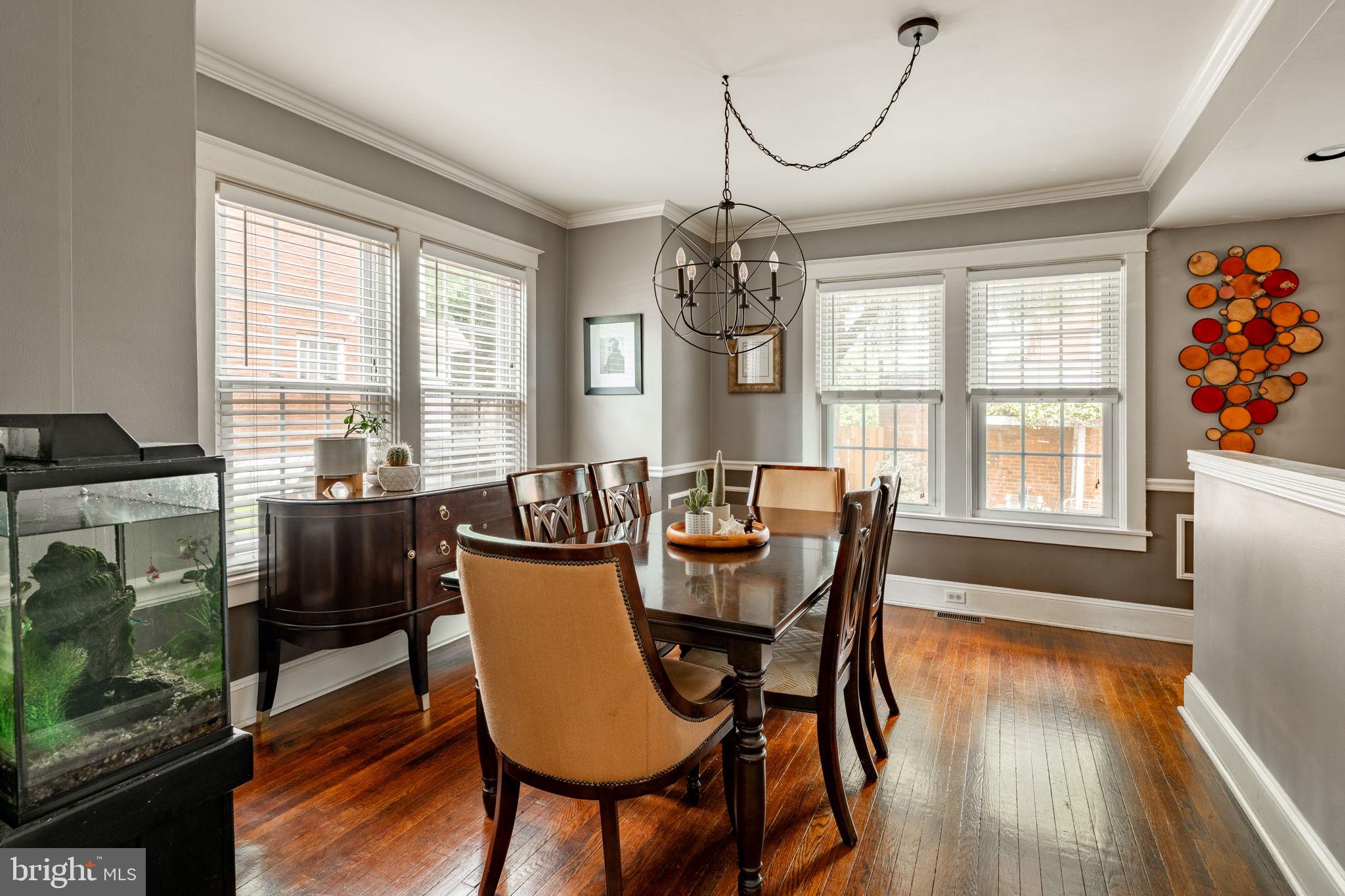227 Ruby Street Lancaster, PA 17603 - Photo 7 of 42 a view of a dining room with furniture window and wooden floor