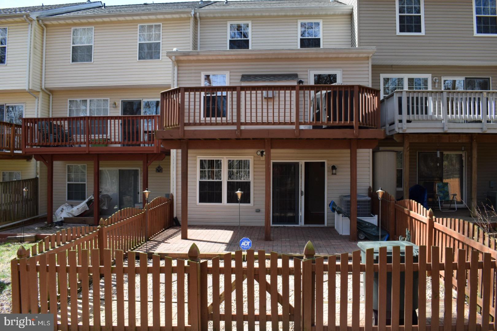 121 Carolstowne Road Reisterstown, MD 21136 - Photo 32 of 34 REAR YARD BALCONY AND BACK OF HOME