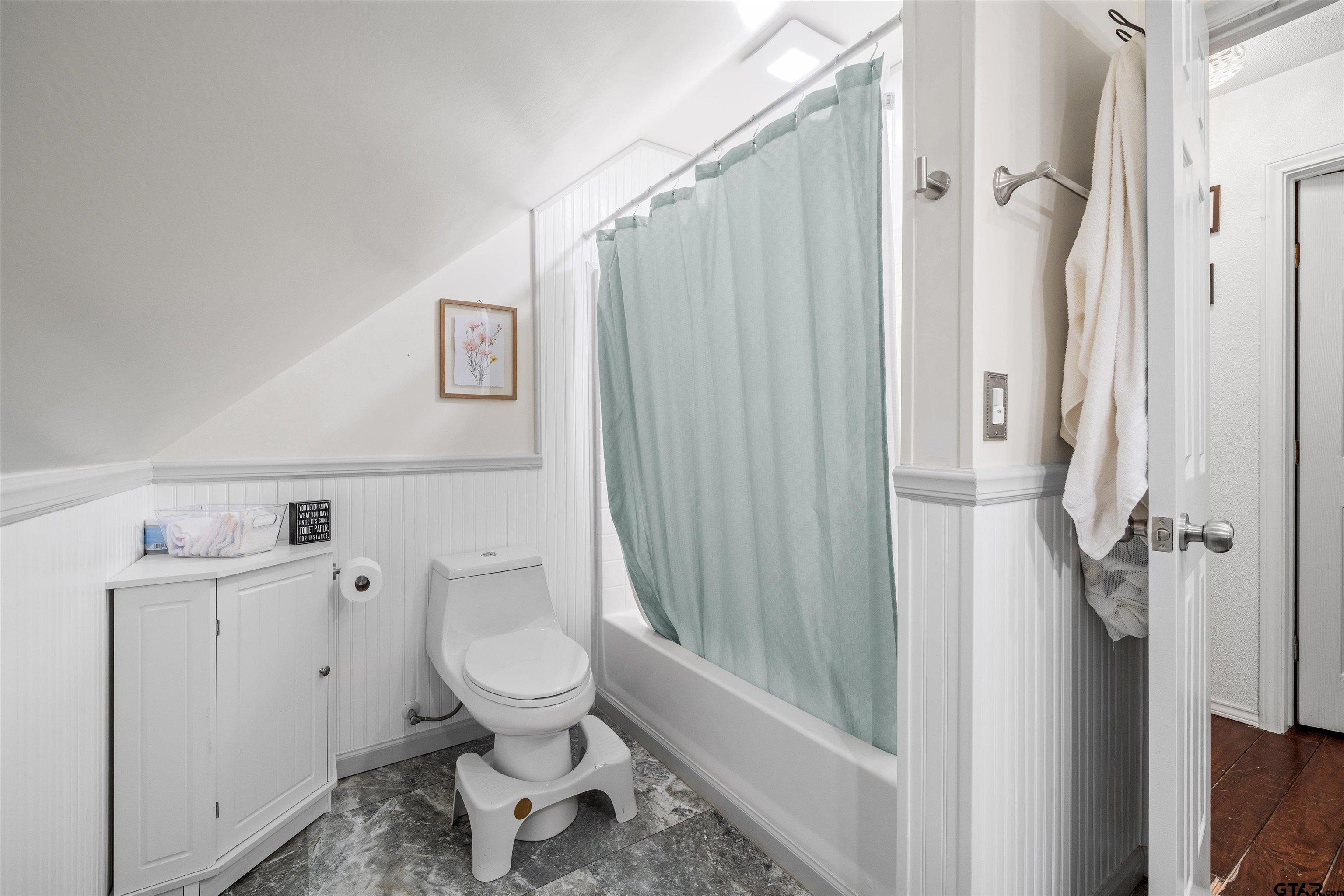 733 Rains County Road 1430 Point, TX 75472 - Photo 41 of 48 a bathroom with a toilet sink and a shower