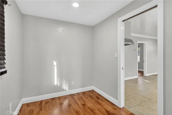 wooden floor in a room