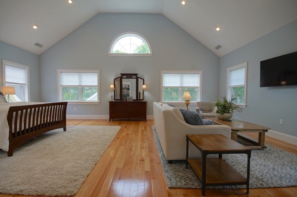 13 Warren Street Needham, MA 02492 - Photo 19 of 34 a living room with furniture and a wooden floor