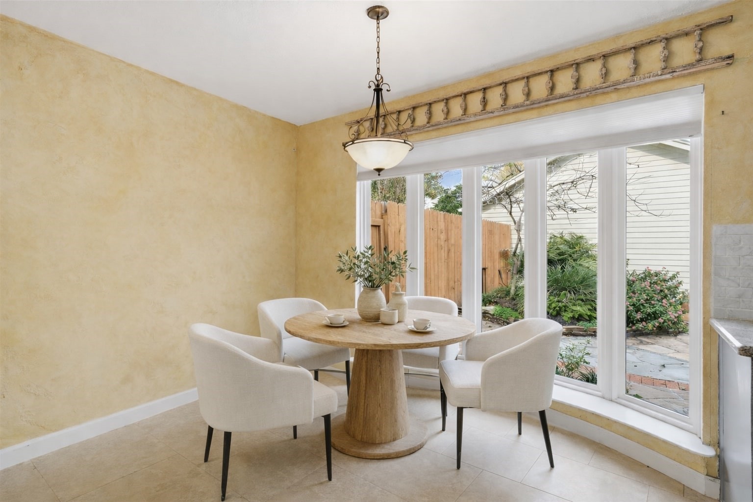 2003 Richvale Lane Houston, TX 77062 - Photo 16 of 29 a dining room with furniture a chandelier and window