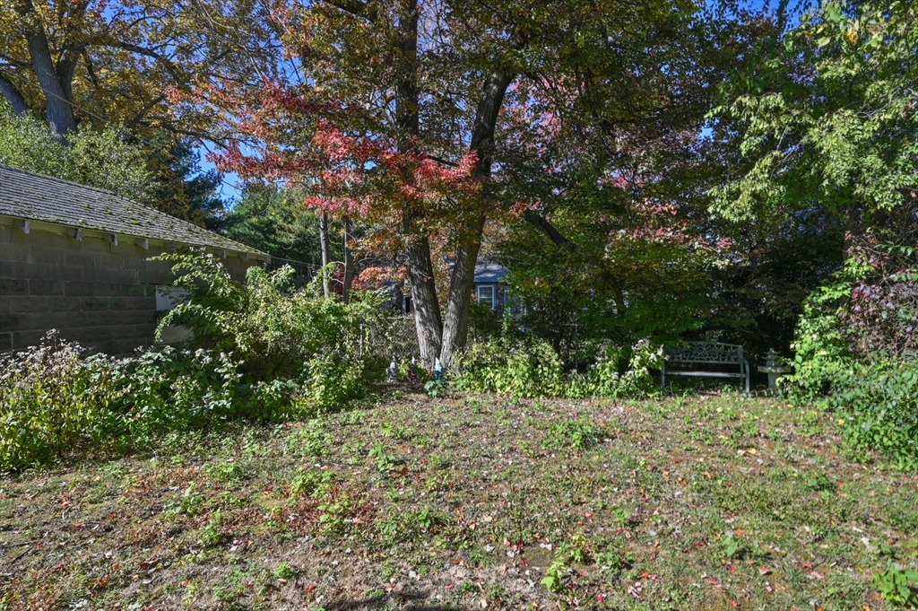 73 Woodard Road Boston, MA 02132 - Photo 11 of 20 a backyard of a house with lots of green space