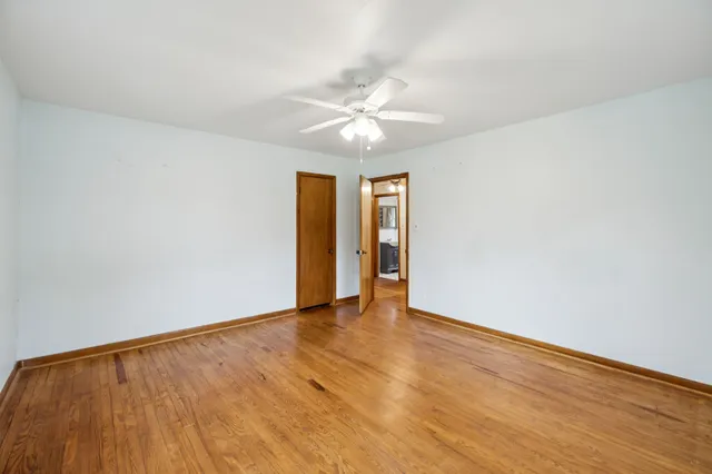 a view of a garden with an outdoor space