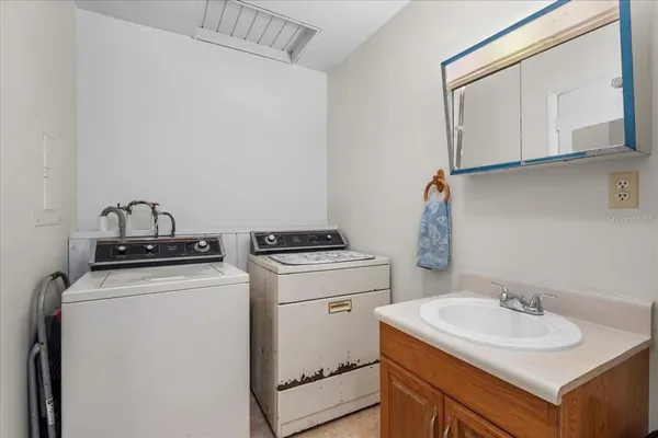 a view of washer and dryer