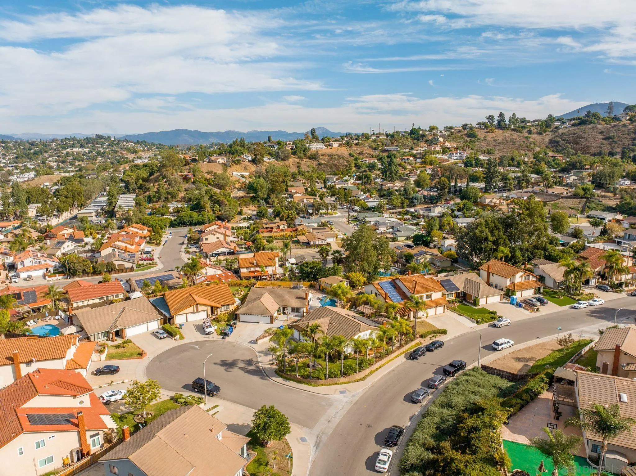3533 Oakleaf Court Spring Valley, CA 91977 - Photo 33 of 38 an aerial view of residential houses with outdoor space
