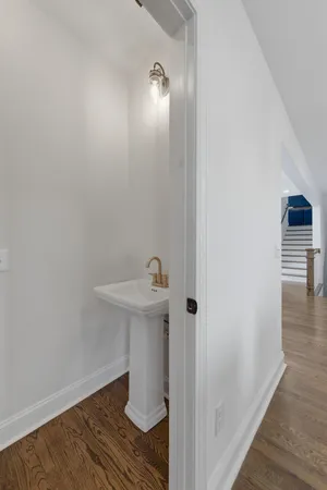 a bathroom with a sink