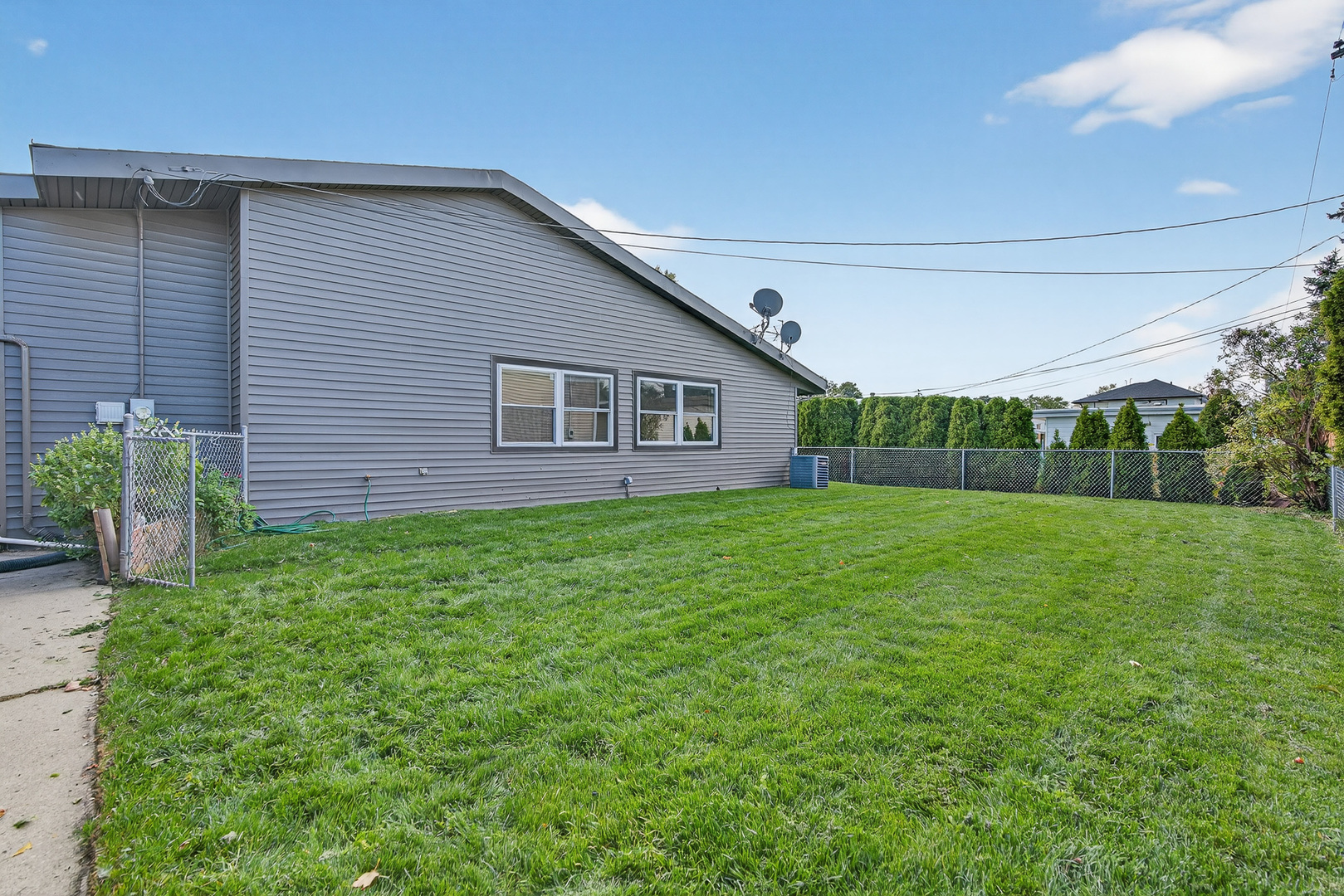 7818 West Argyle Street Norridge, IL 60706 - Photo 22 of 24 a view of a backyard with plants and large tree