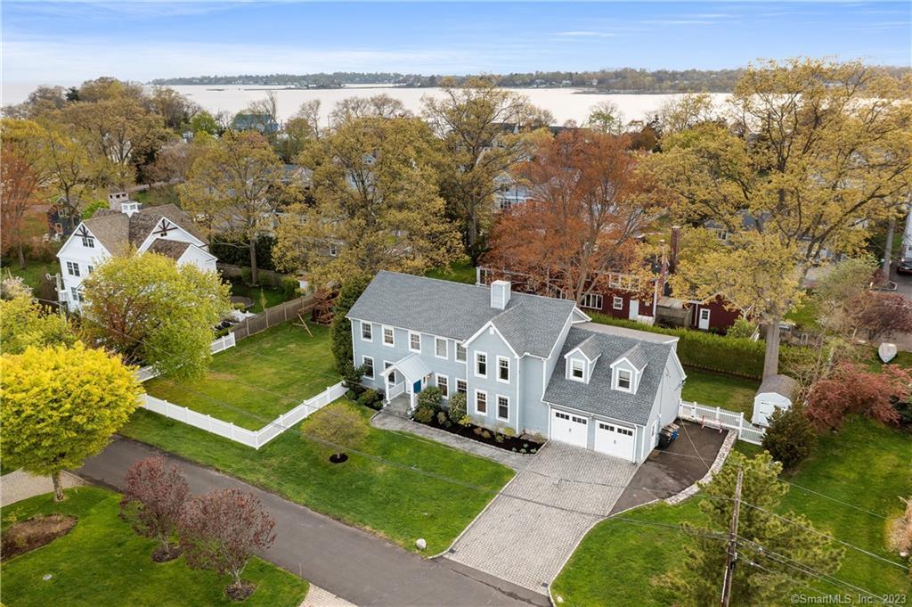 10 Plymouth Road Darien, CT 06820 - Photo 1 of 13 an aerial view of a house with a garden