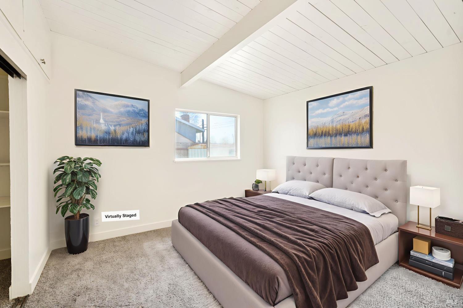 240 South 7th Street Dixon, CA 95620 - Photo 24 of 61 a bedroom with a bed and a painting on the wall