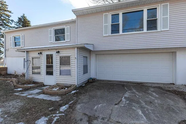 a backyard of a house