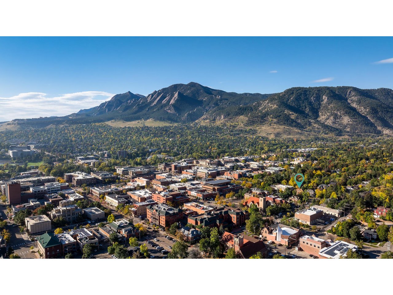 2125 11th Street Boulder, CO 80302 - Photo 48 of 48 a view of a city with mountains in the background