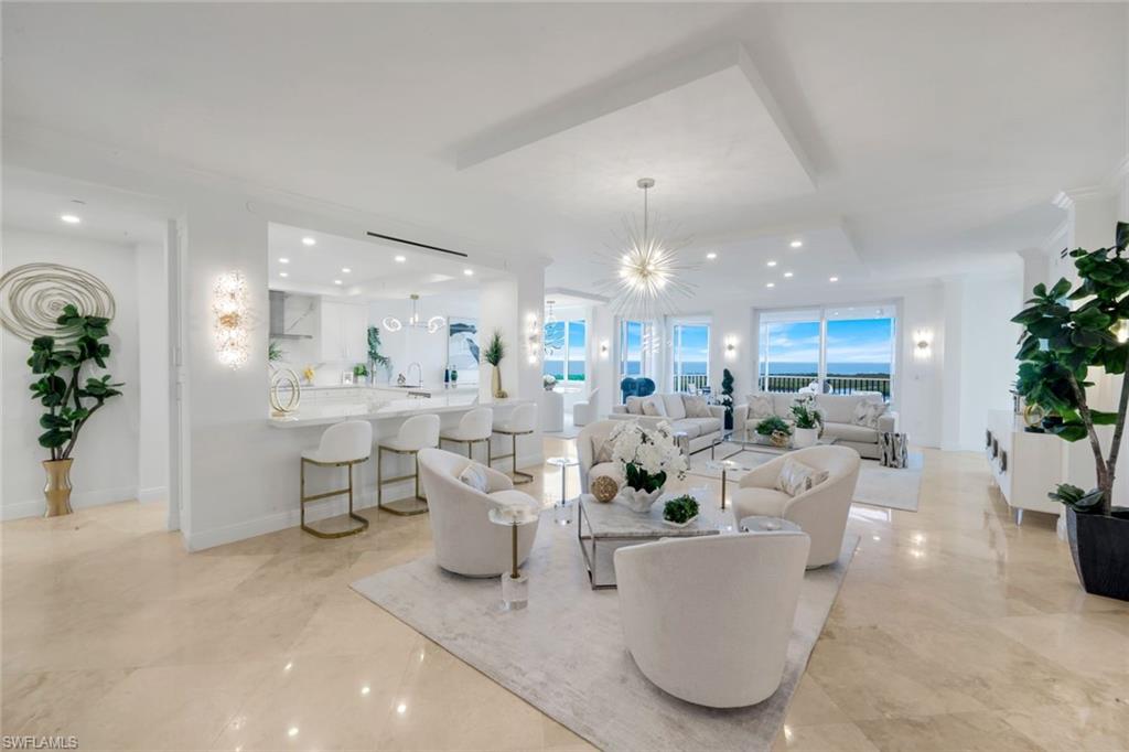 275 Indies Way, Unit 1503 Naples, FL 34110 - Photo 1 of 49 Great Room with Panoramic Water Views