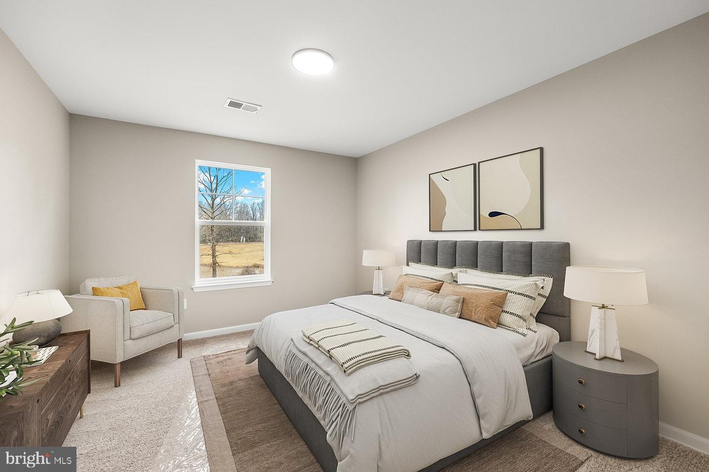 12413 Toll House Road Spotsylvania, VA 22551 - Photo 6 of 68 a bedroom with a bed and a window