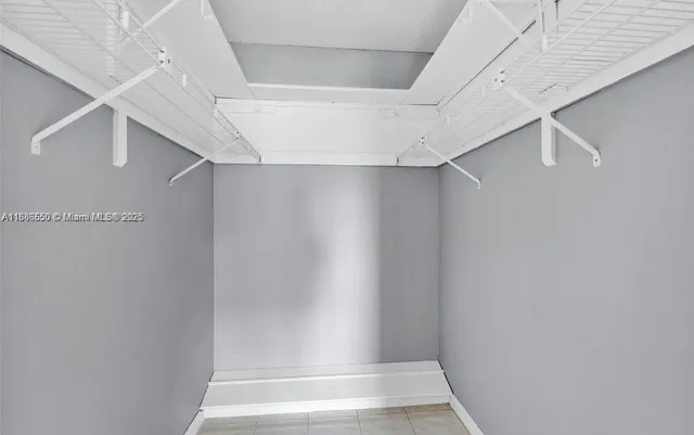 a view of walk in closet