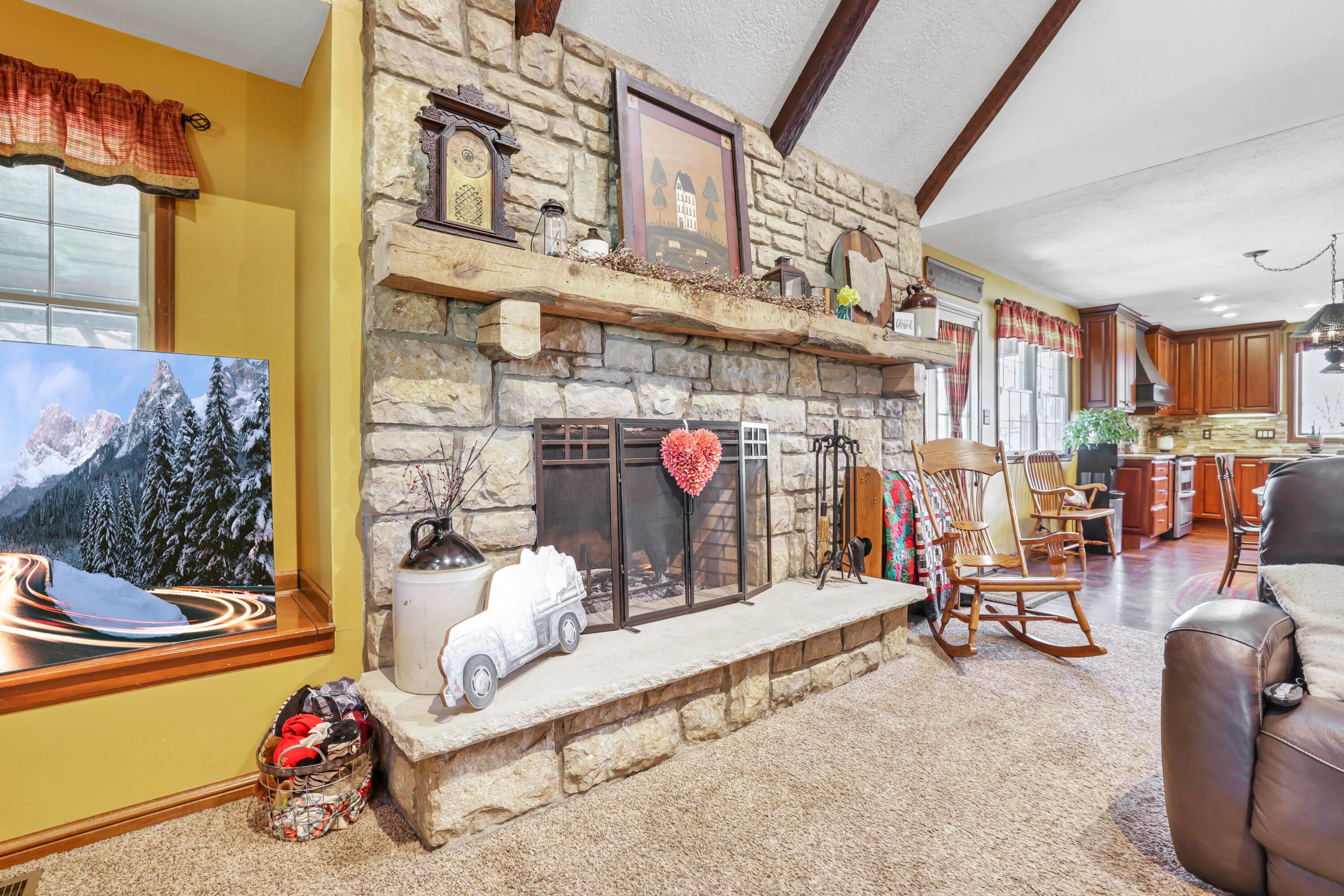 6387 Refugee Road Southwest Etna, OH 43062 - Photo 39 of 117 Woodburning Fireplace