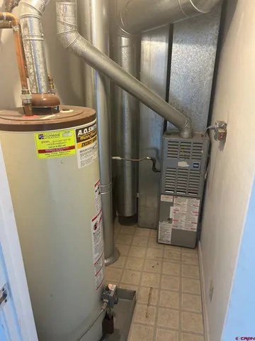 a view of water heater room