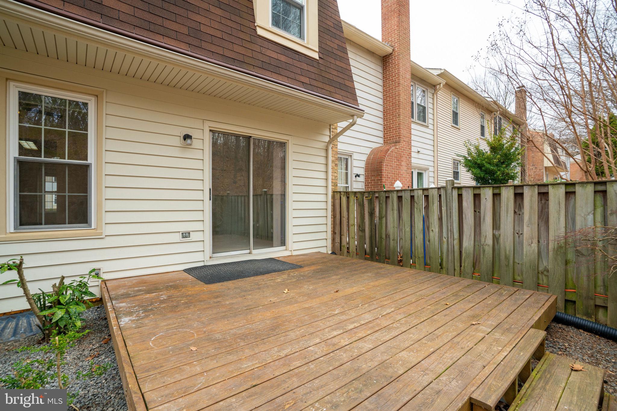 7902 Birchtree Court Springfield, VA 22152 - Photo 34 of 37 Fully Fenced Rear Yard