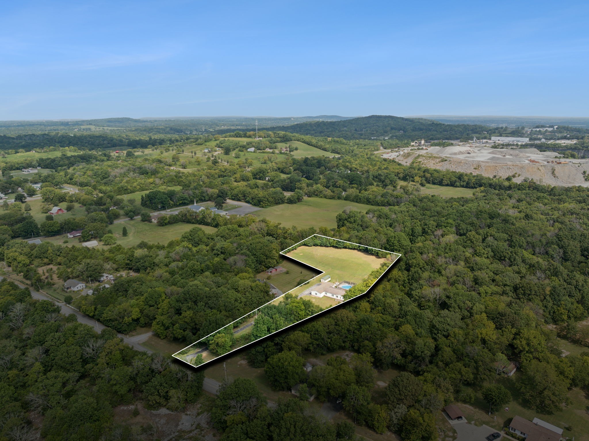 3270 Rocky Valley Road Lebanon, TN 37090 - Photo 49 of 55 an aerial view of a residential houses with city view