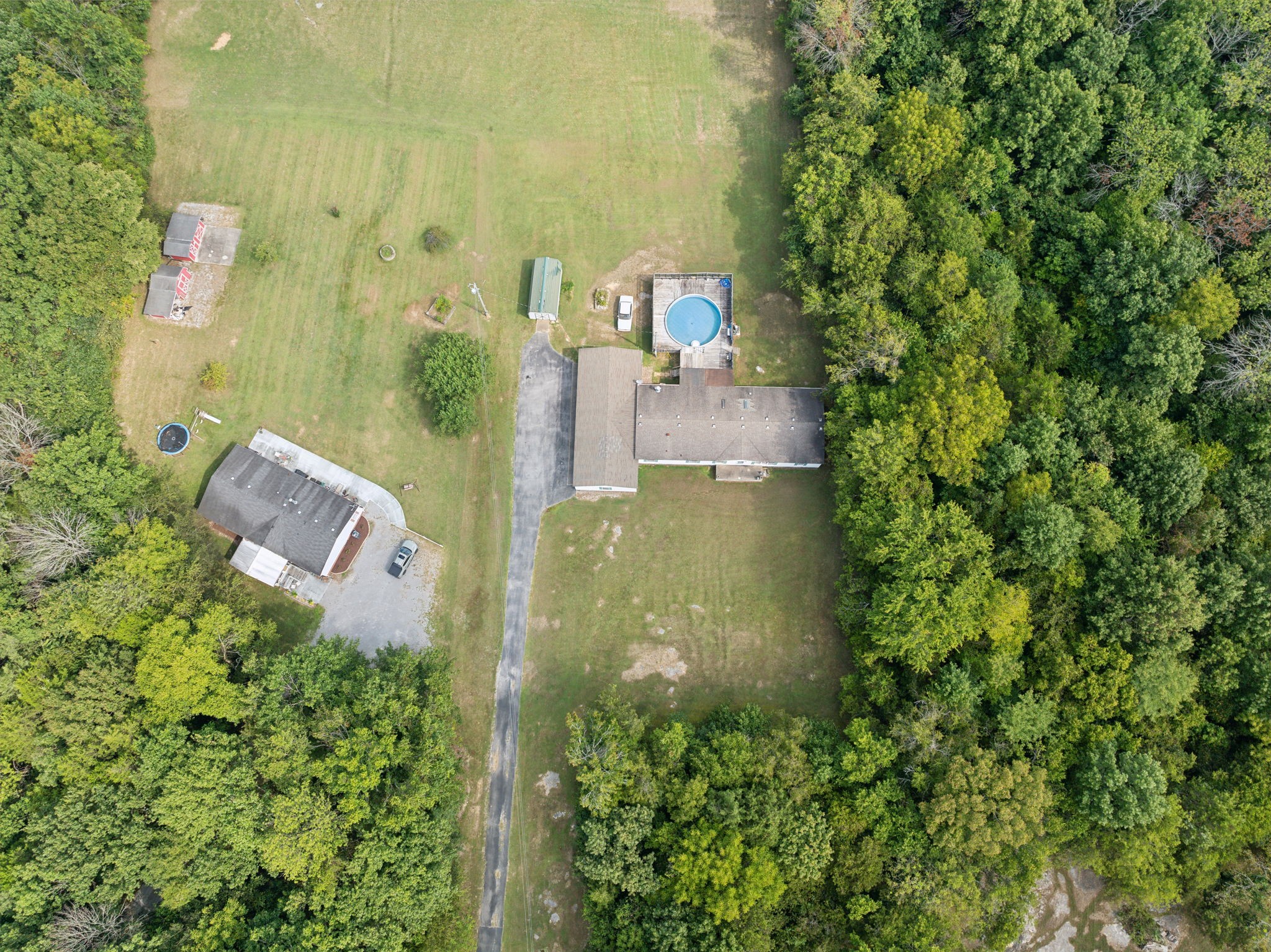 3270 Rocky Valley Road Lebanon, TN 37090 - Photo 51 of 55 an aerial view of residential house with outdoor space and trees all around