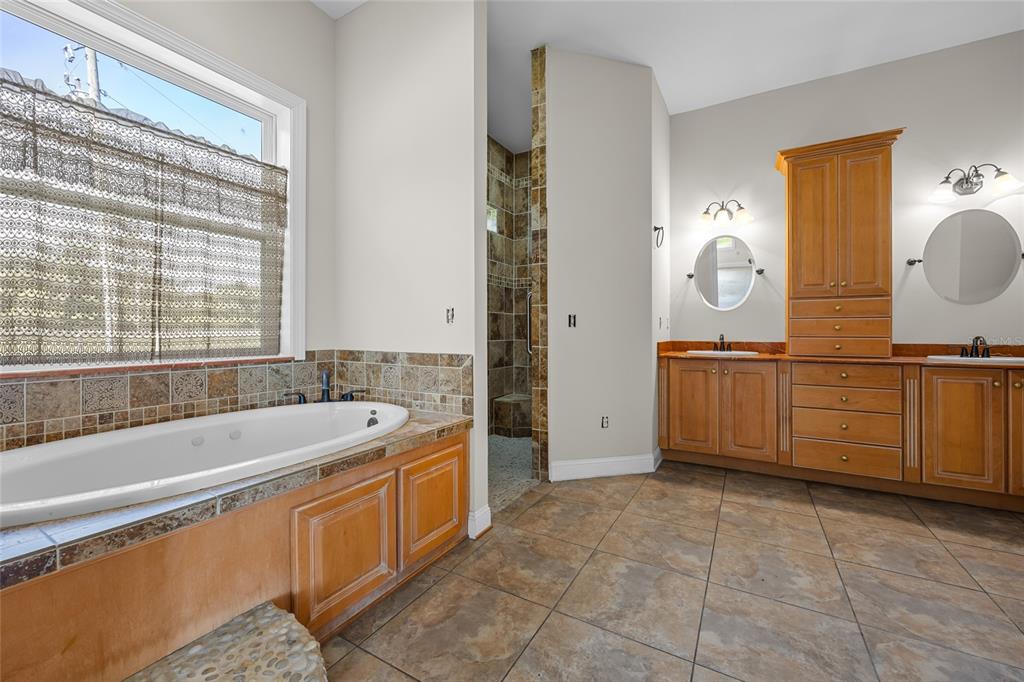 10852 89th Road Live Oak, FL 32060 - Photo 23 of 40 a spacious bathroom with a tub sink and mirror