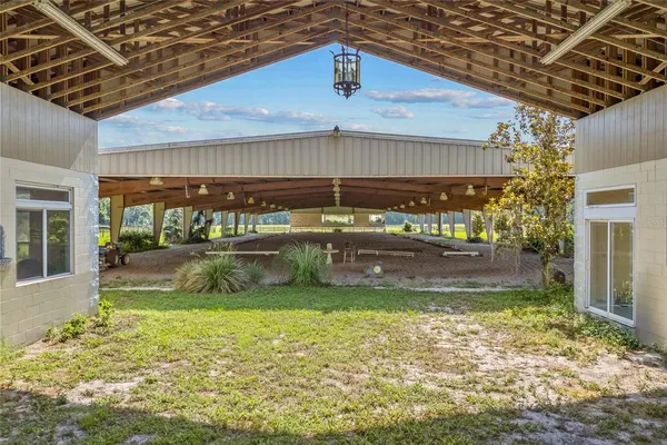 a view of a back yard of the house