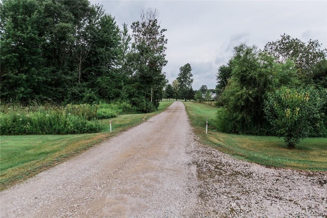 3625 Palms Road Casco, MI 48064 - Photo 15 of 28 VIEW LOOKING DOWN DRIVEWAY TOWARD PALMS ROAD