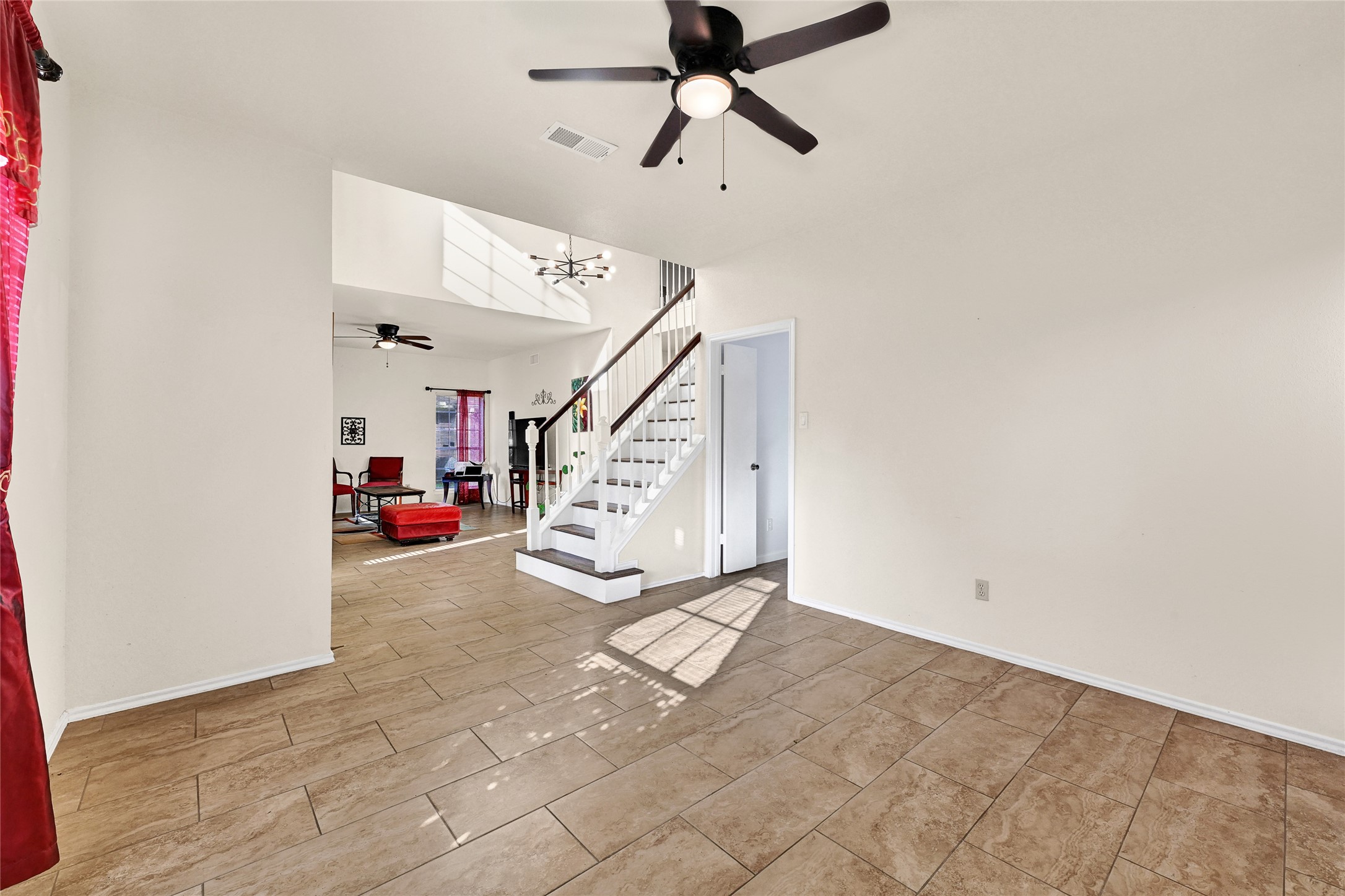 5910 Rolff Lane Houston, TX 77084 - Photo 33 of 50 Interior view highlighting the open staircase and overall layout flow.