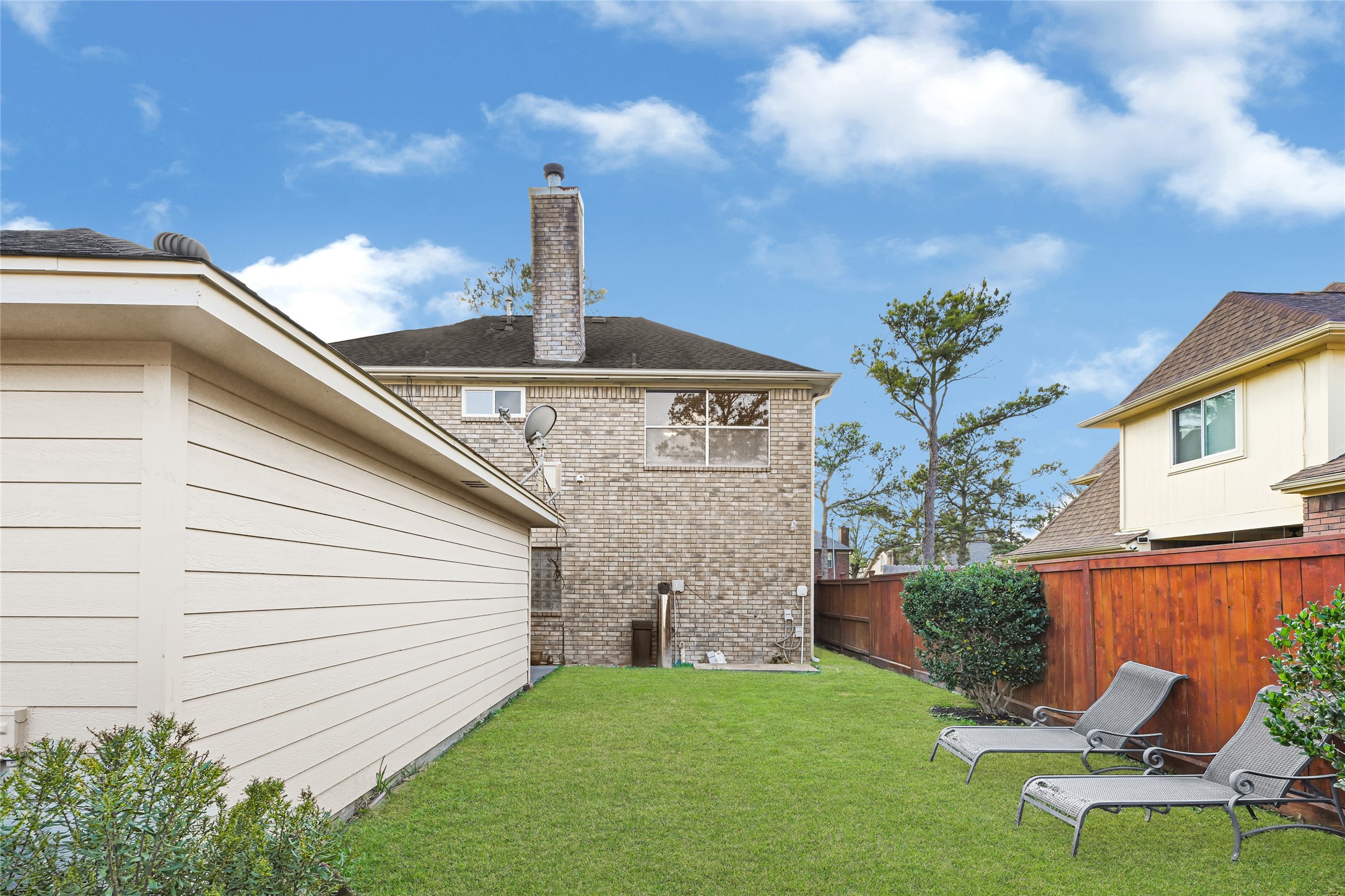 5910 Rolff Lane Houston, TX 77084 - Photo 47 of 50 Backyard with storage shed and additional outdoor functionality.