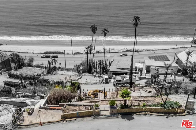 a view of beach and ocean