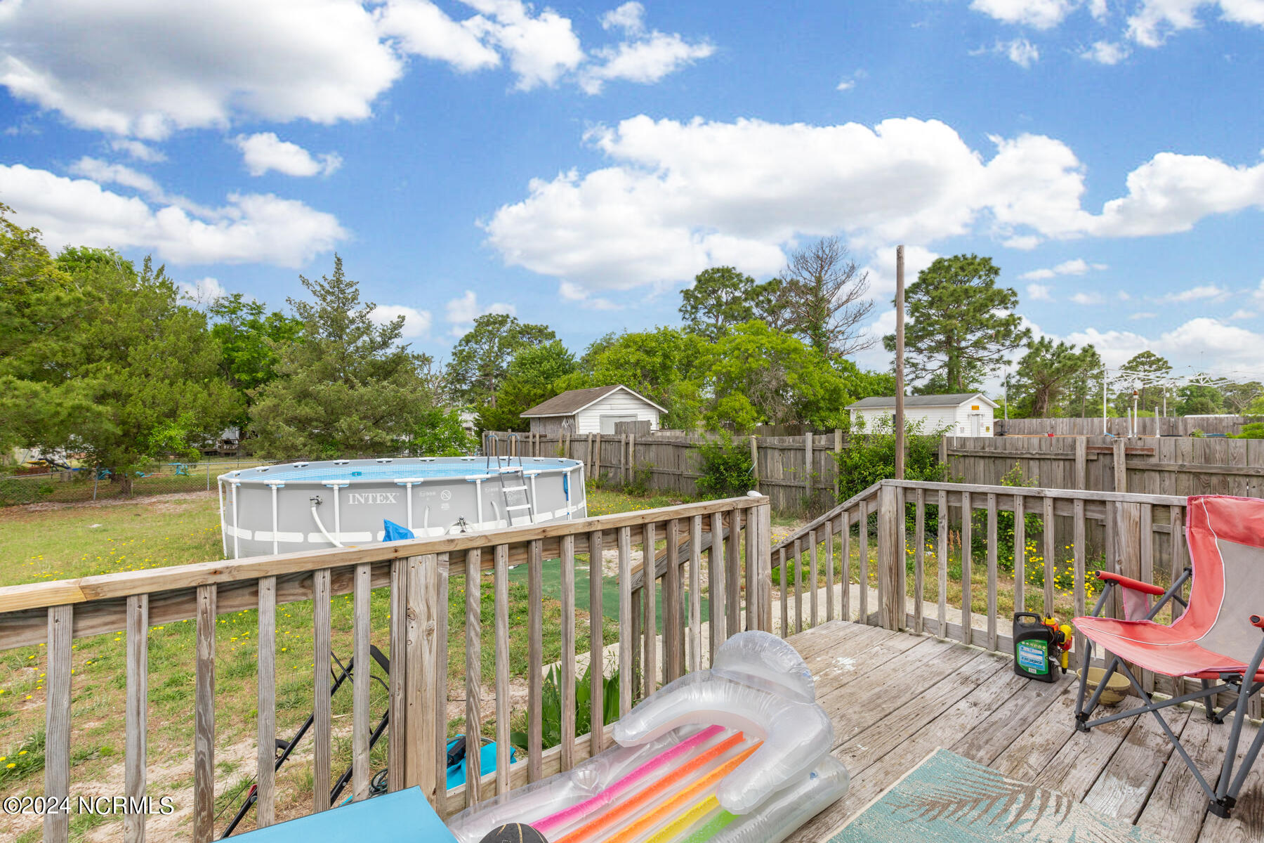 235 Queens Haven Road Hubert, NC 28539 - Photo 28 of 31 Deck including a Brand New Swimming Pool!