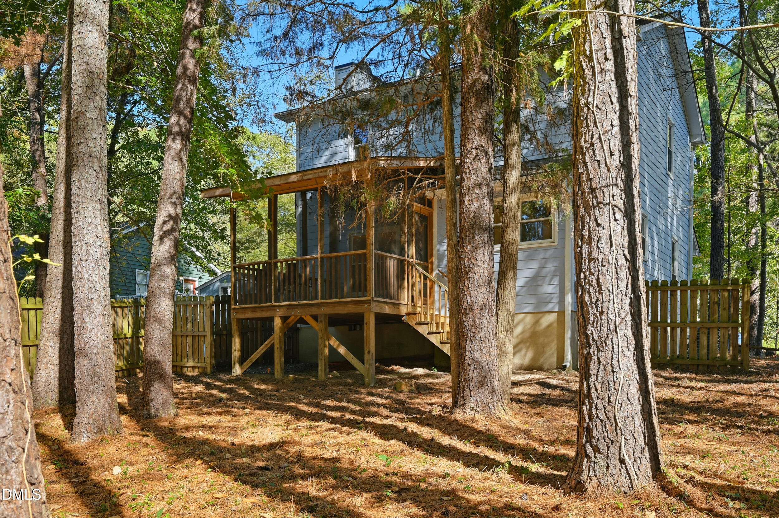 4 Little Spring Lane Durham, NC 27707 - Photo 28 of 34 a view of a wooden door
