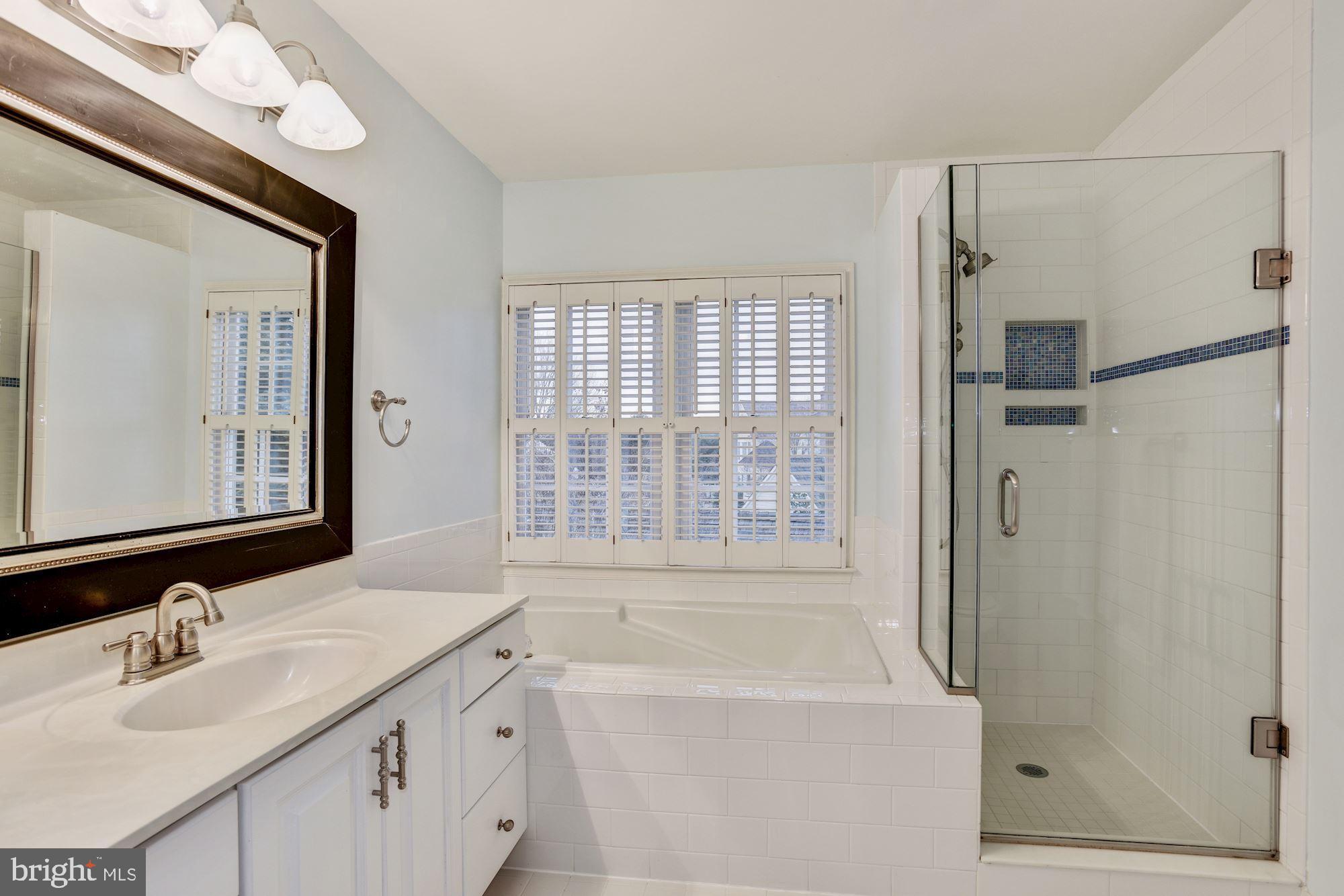 430 Tschiffely Square Road Gaithersburg, MD 20878 - Photo 24 of 51 Master Bath | Glass Enclosed Shower | Soaking Tub