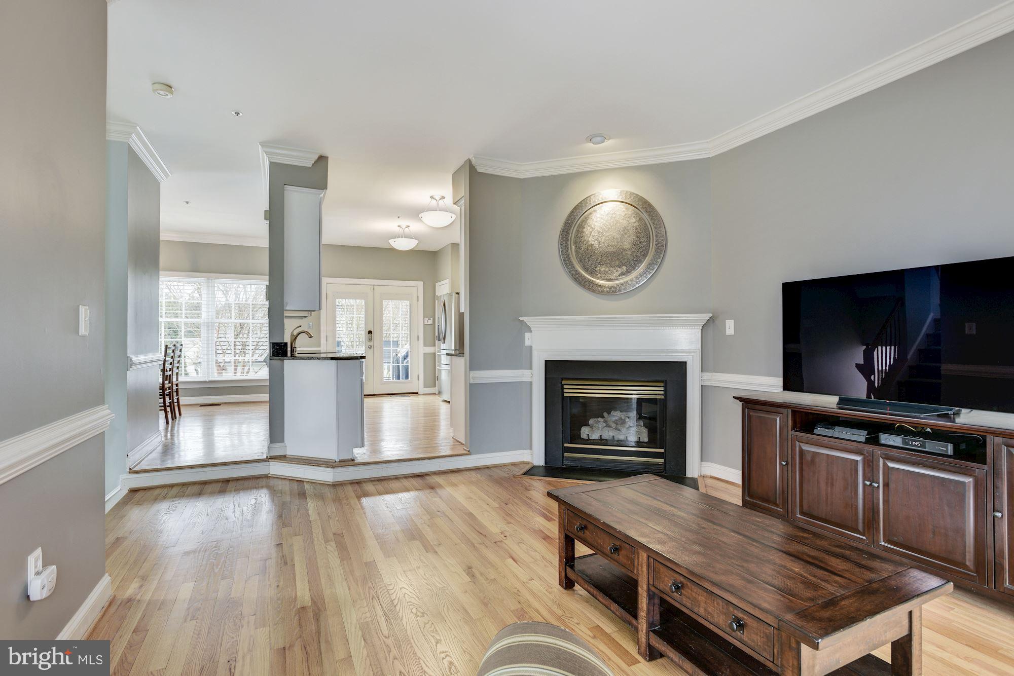 430 Tschiffely Square Road Gaithersburg, MD 20878 - Photo 9 of 51 Family Room | Fireplace | Hardwood Floors