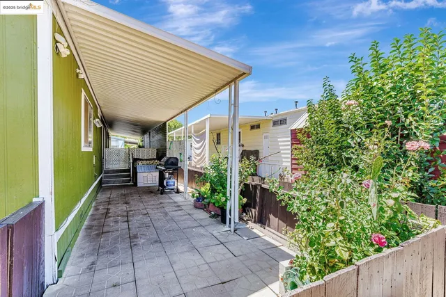 a house with a garden space