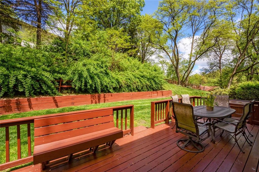 2075 Redcoach Road Allison Park, PA 15101 - Photo 20 of 25 Relax and enjoy the outdoors on the deck with built-in bench for additional seating.