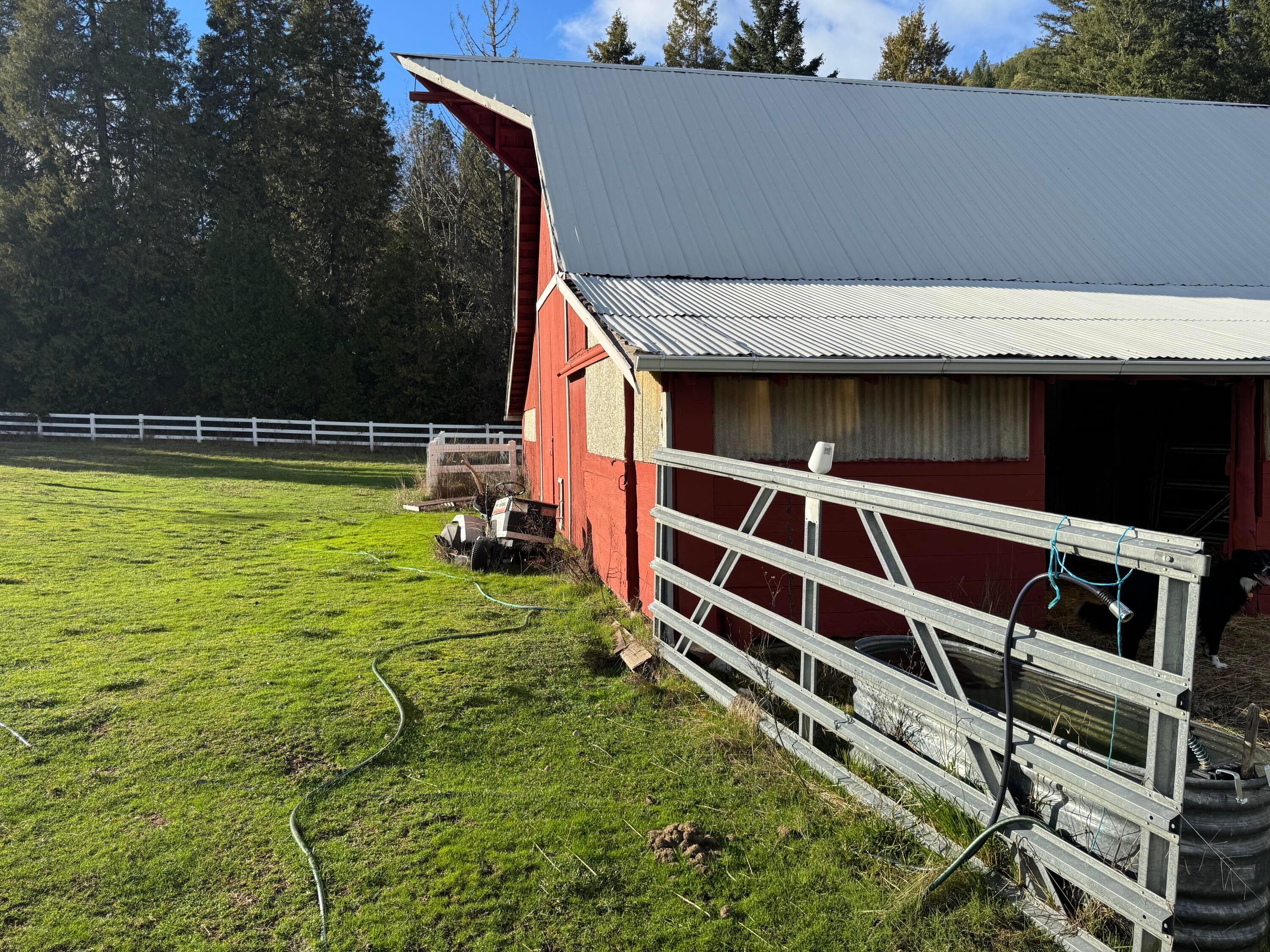 2332 Quines Creek Road Azalea, OR 97410 - Photo 37 of 60 Barn & feed stall area