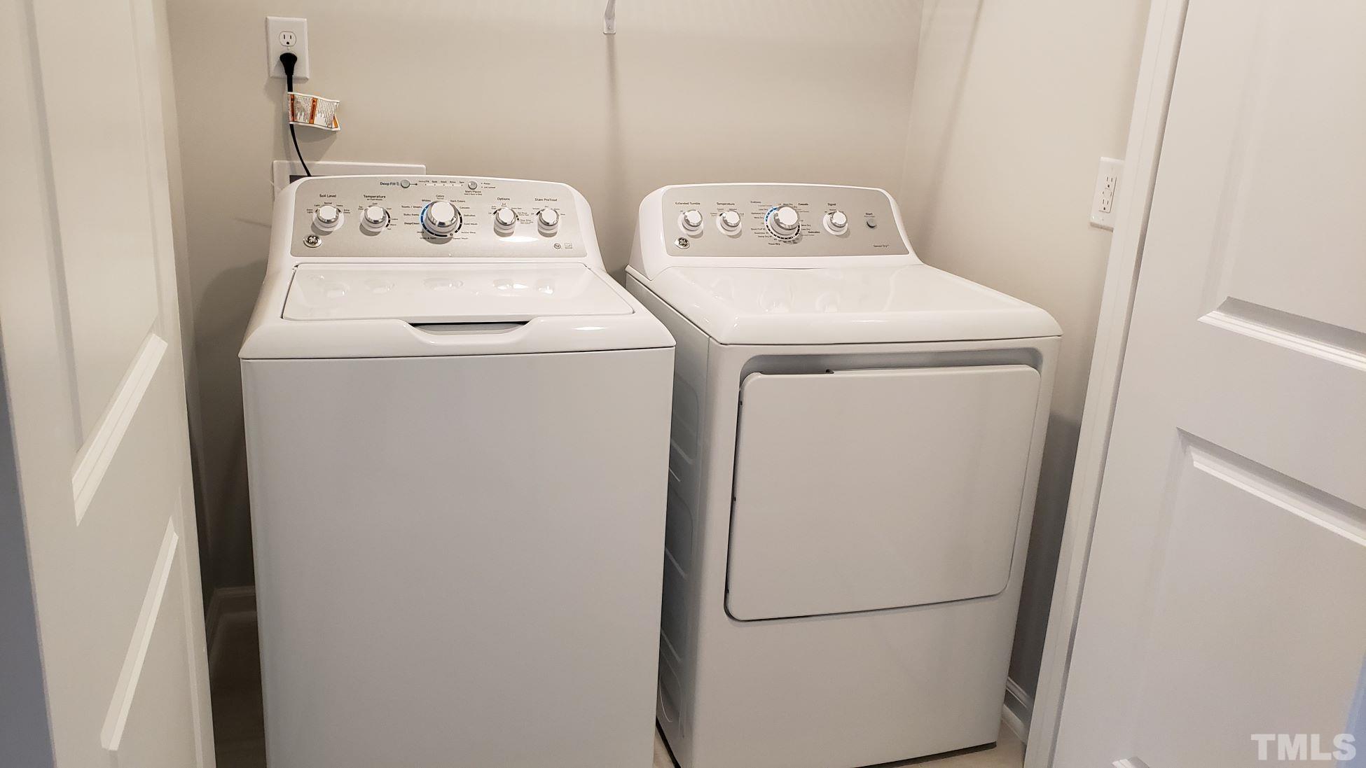 1833 Joscara Lane, Unit 1833 Apex, NC 27502 - Photo 32 of 37 a utility room with dryer and washer