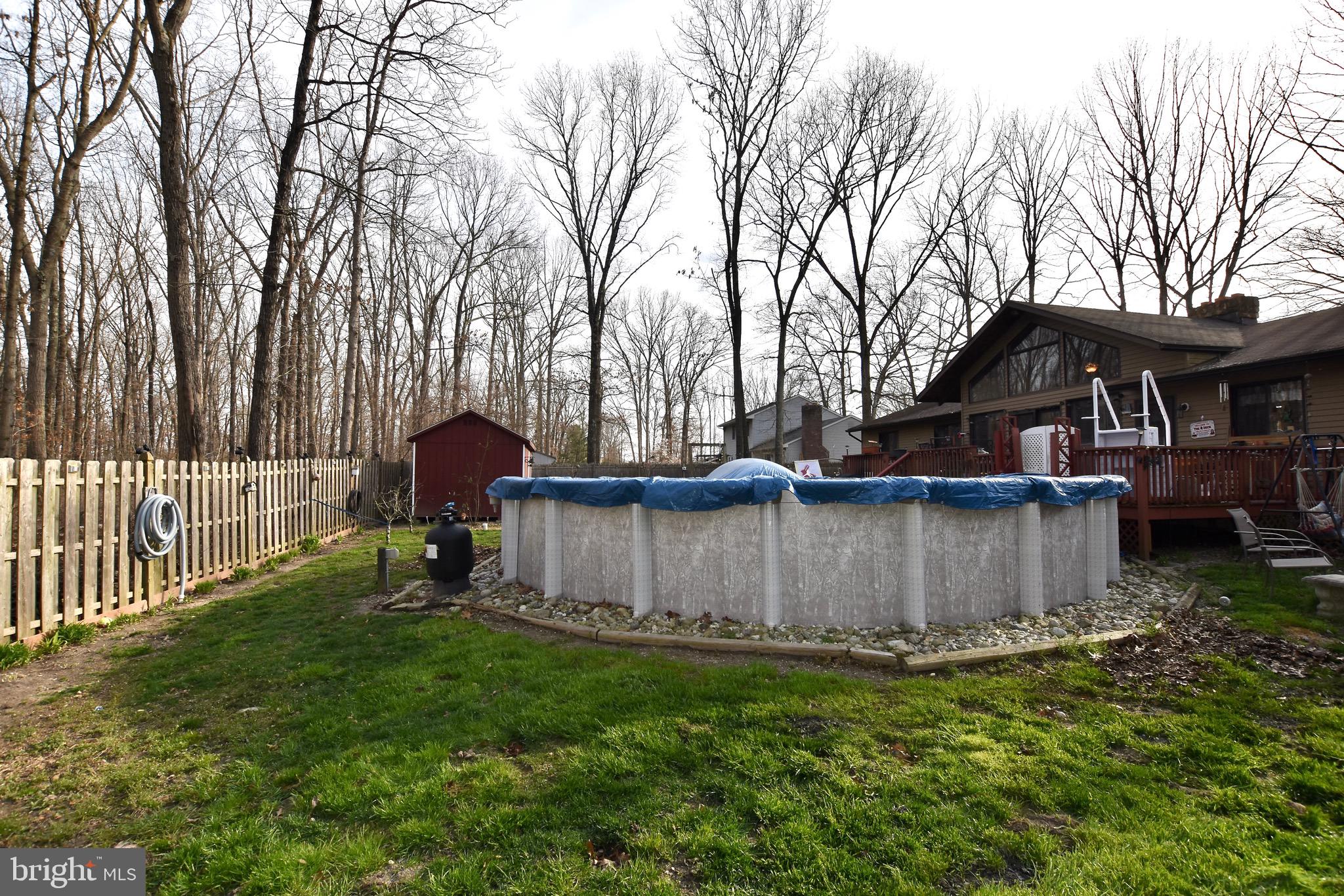 109 Hunter Drive Newfield, NJ 08344 - Photo 35 of 36 Back of Pool toward House