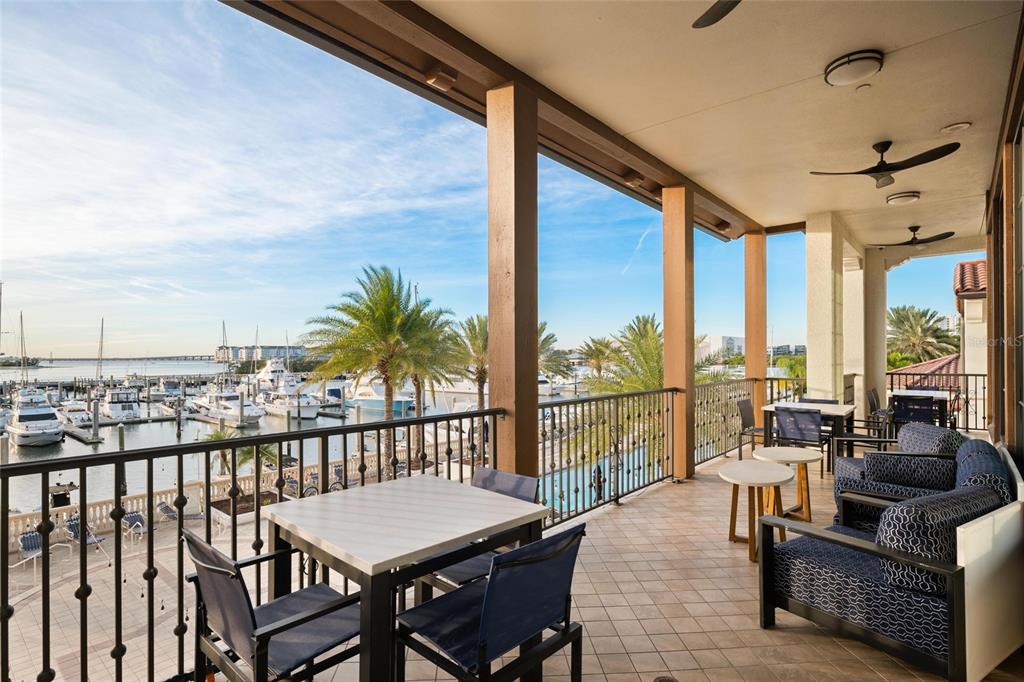 6002 Printery Street, Unit 105 Tampa, FL 33616 - Photo 46 of 64 a view of a balcony with furniture