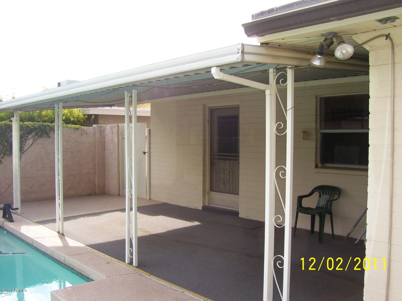 Covered patio