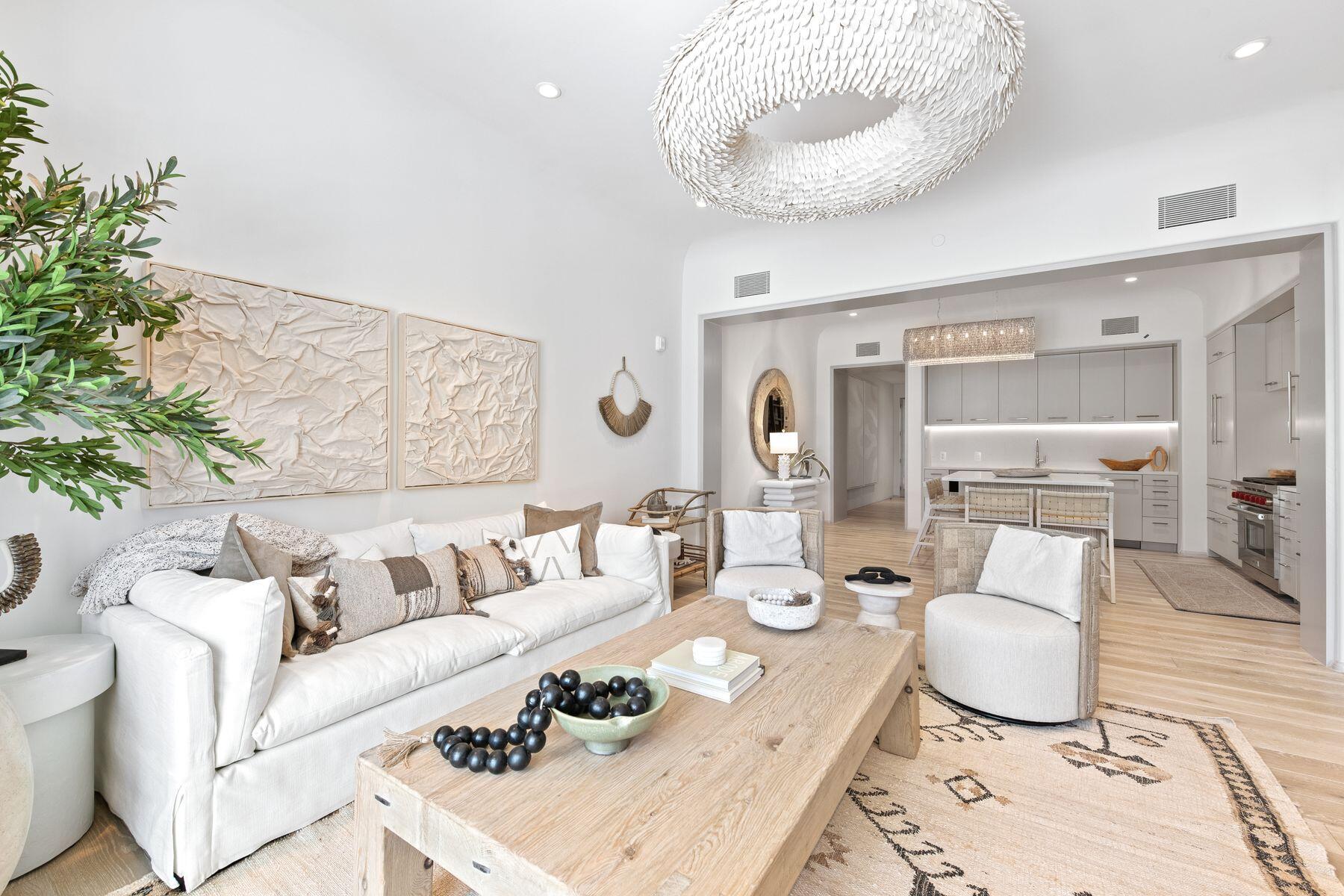 45 West Solaire Way Inlet Beach, Unit 103 Inlet Beach, FL 32461 - Photo 6 of 25 a living room with furniture and a wooden floor